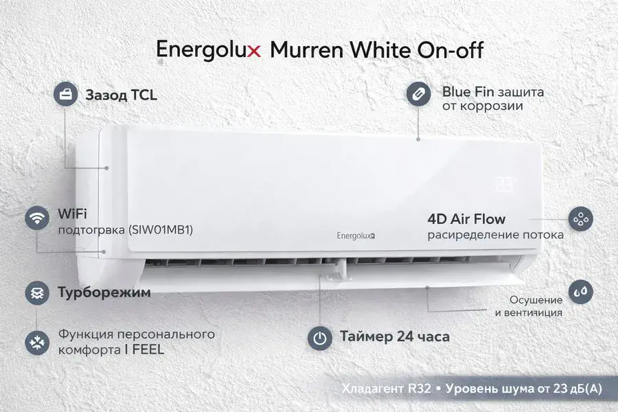Кондиционер Energolux Murren White